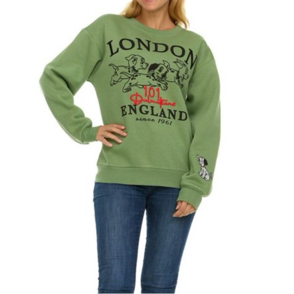London 102 Dalmations Character Destination Sweatshirt - Picture 1 of 2